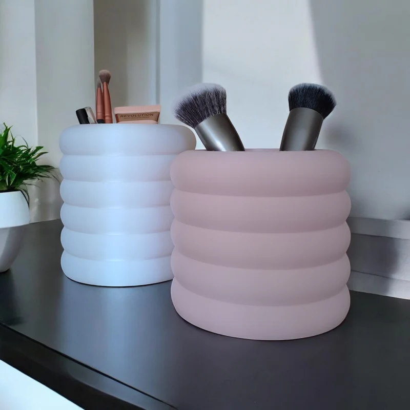 Ensemble organisateur de maquillage à deux pièces pour bureau