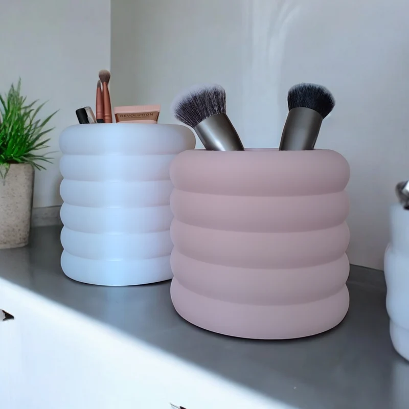 Ensemble organisateur de maquillage à deux pièces pour bureau