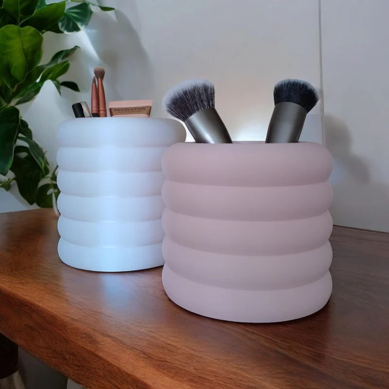 Ensemble organisateur de maquillage à deux pièces pour bureau