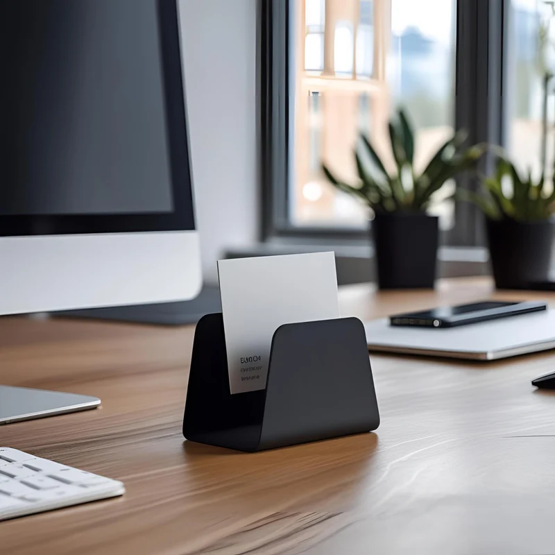 Porte-cartes de visite moderne pour le bureau professionnel