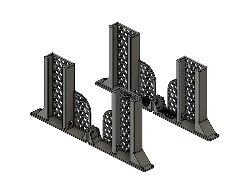 Support de rack 19 pouces pour alimentation Unifi 210W