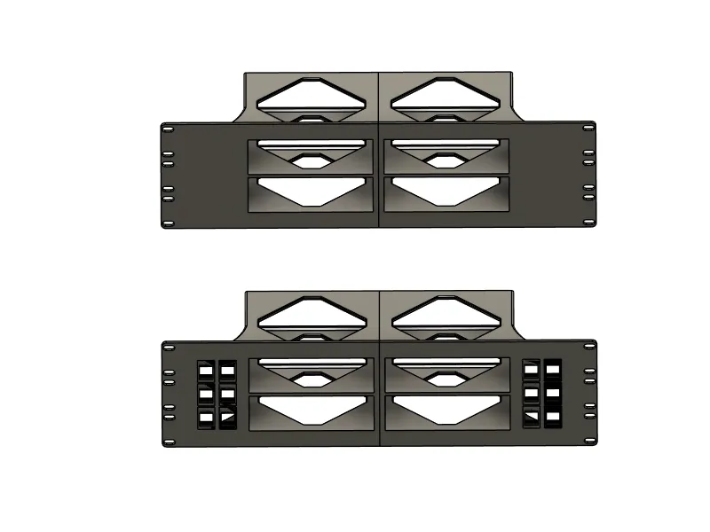 Support de rack 3U 19 pouces pour 4x Sonos Port