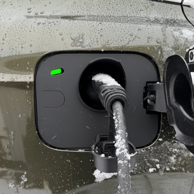 Cache de port de charge pour Skoda Enyaq