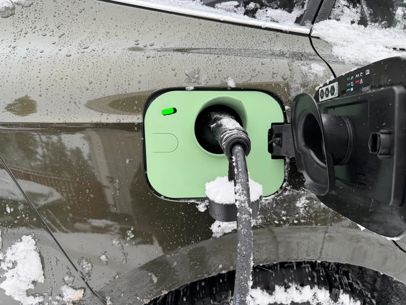 Cache de port de charge pour Skoda Enyaq