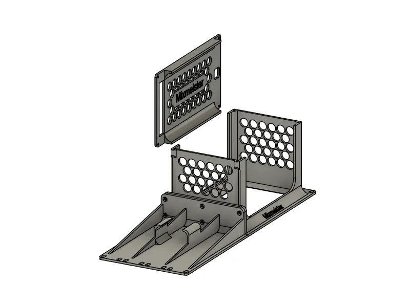 Support de rack 19 pouces 4U pour Unifi UNAS 2