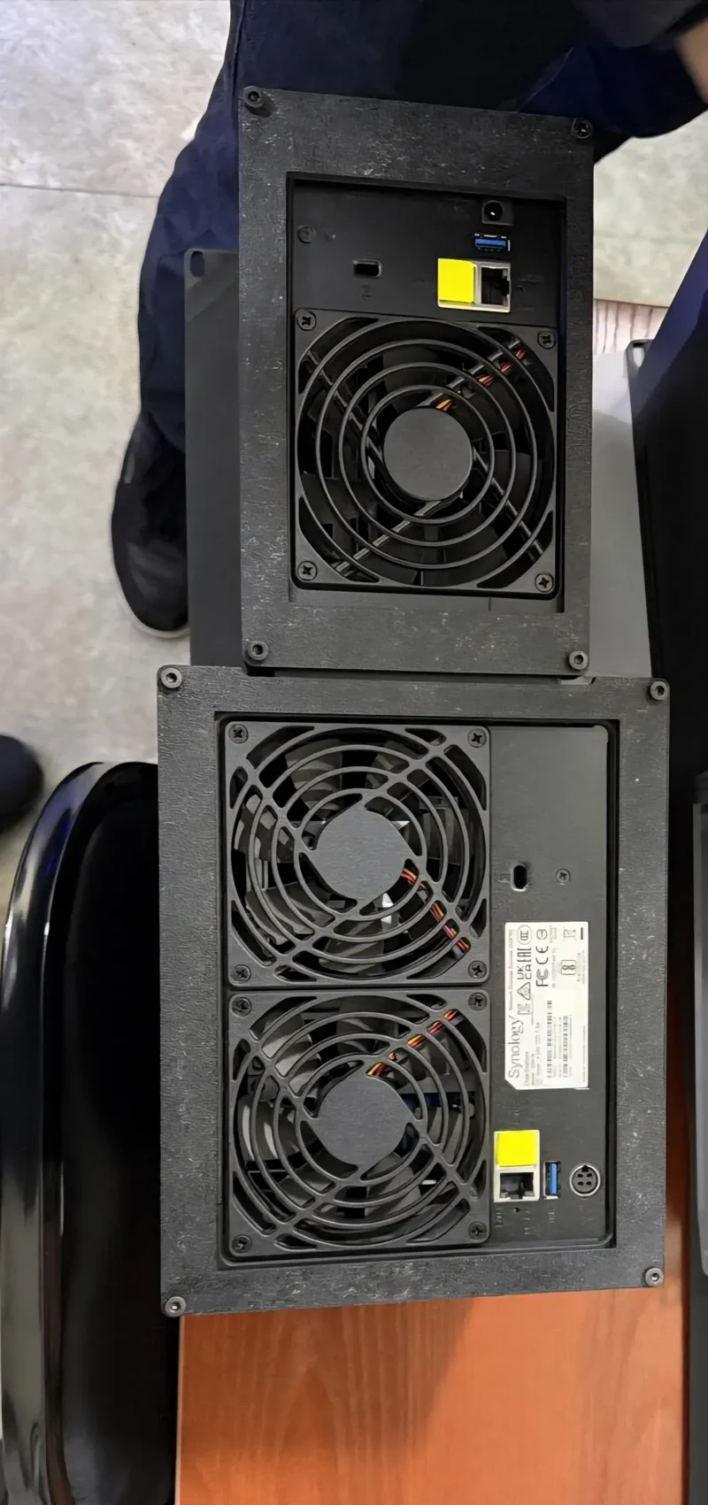 Support de rack 19 pouces pour Synology DS418 et DS224+