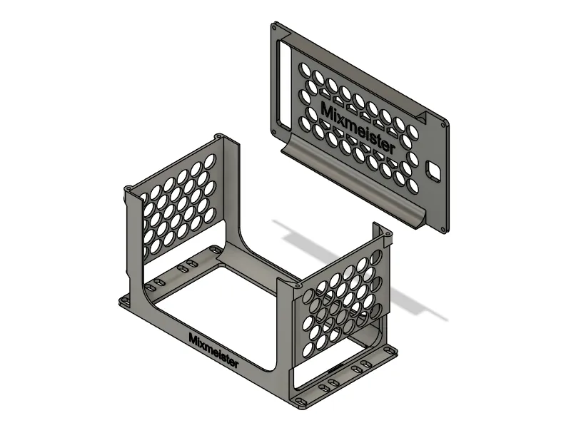 Support de rack 3U 10 pouces pour Unifi UNAS 2