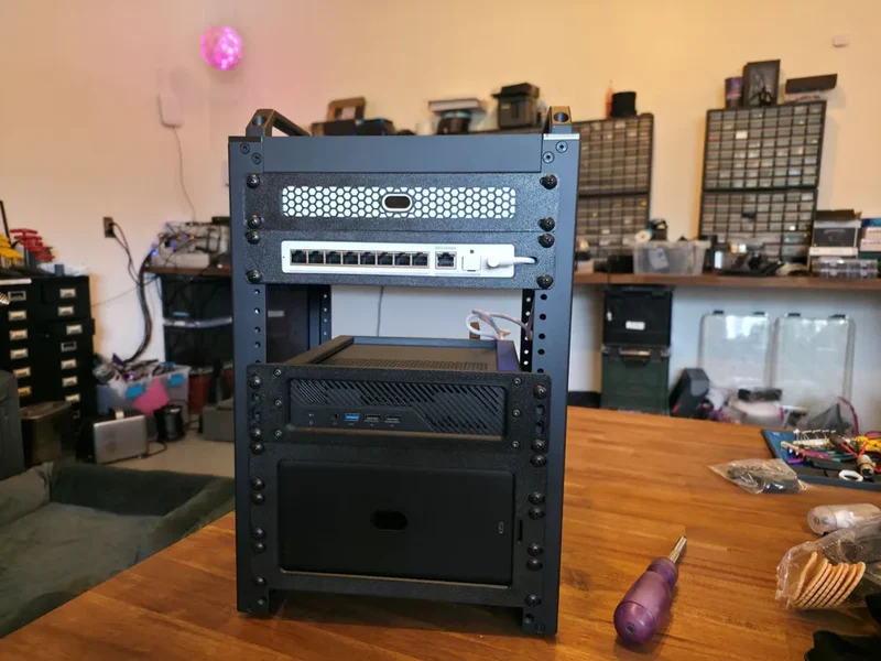 Support de rack 3U 10 pouces pour Unifi UNAS 2