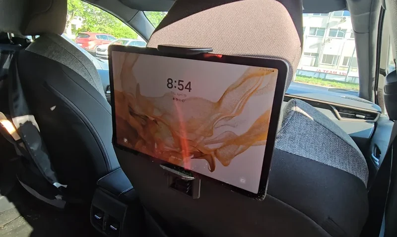 Support pour tablette et téléphone pour appui-tête