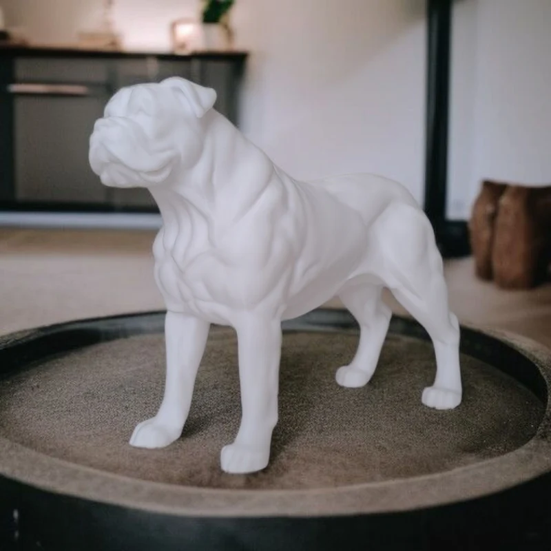 Statue de Bouledogue Américain et figurine de chien détaillée