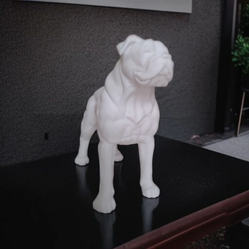 Statue de Bouledogue Américain et figurine de chien détaillée
