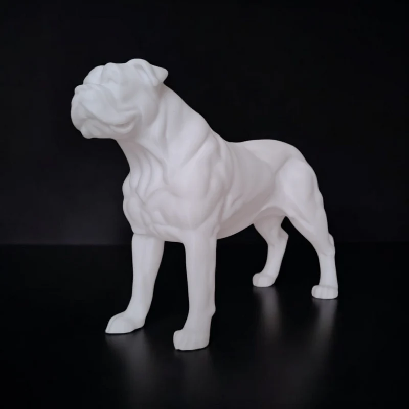 Statue de Bouledogue Américain et figurine de chien détaillée