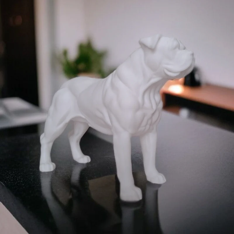 Statue de Bouledogue Américain et figurine de chien détaillée