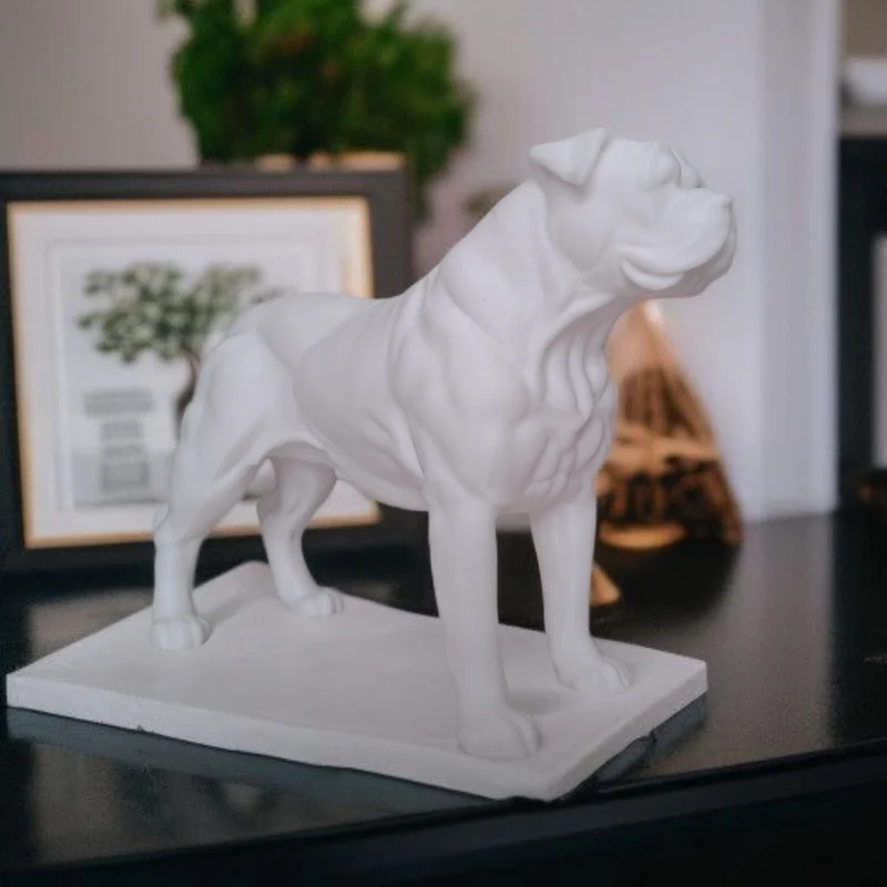 Statue de Bouledogue Américain et figurine de chien détaillée