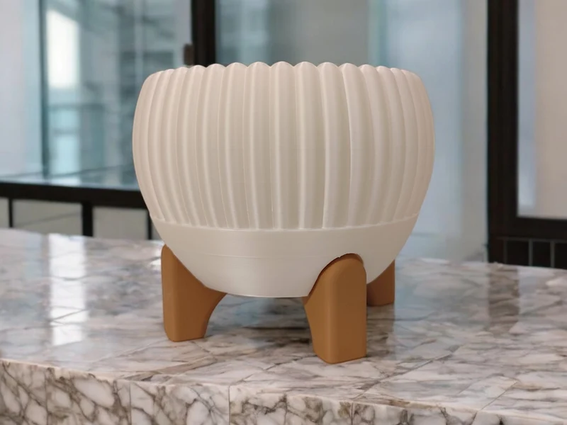 Cache-pot avec pieds Luma Mid-Century