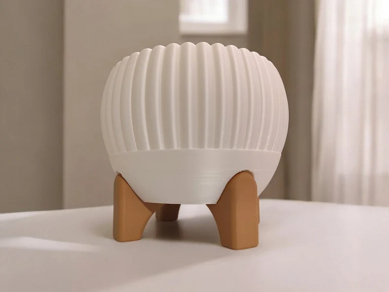 Cache-pot avec pieds Luma Mid-Century