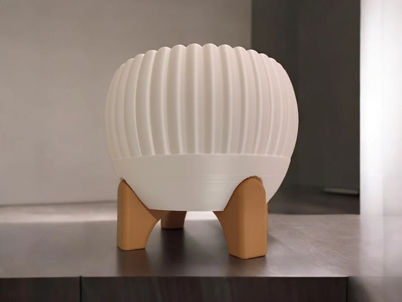 Cache-pot avec pieds Luma Mid-Century