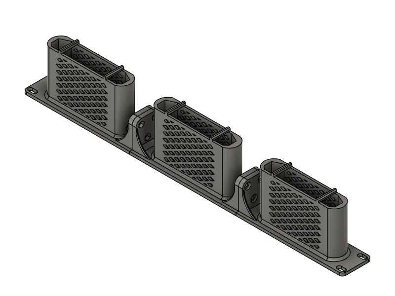 Support de rack 19 pouces pour trois UniFi USW-Flex-Mini