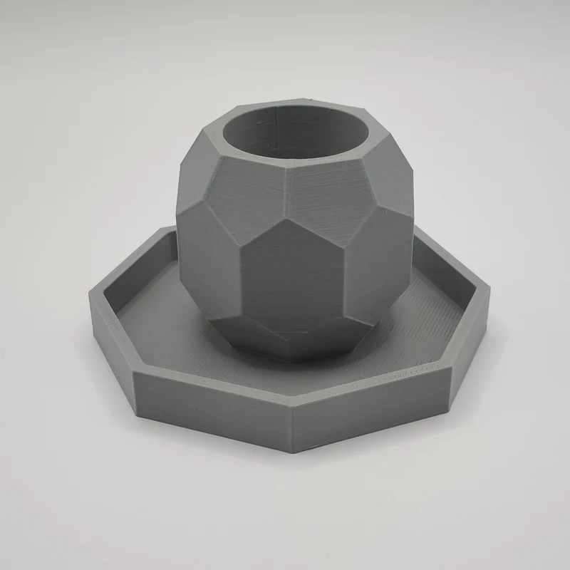 Ensemble de bougeoirs hexagonaux pour bougies chauffe-plat