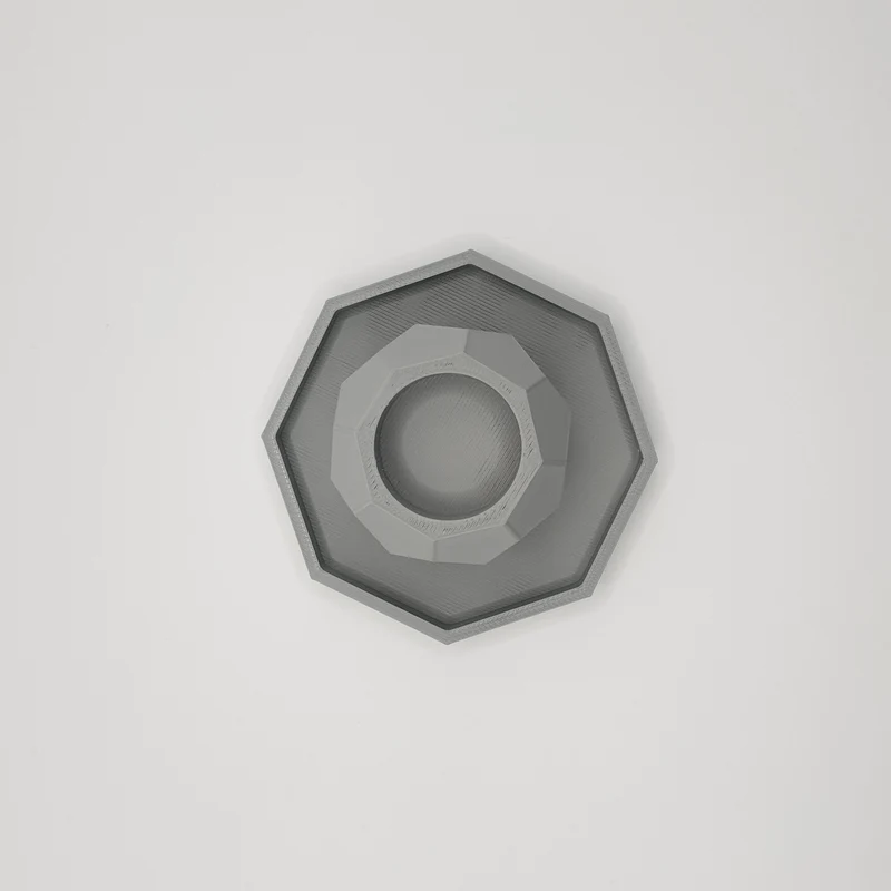 Ensemble de bougeoirs hexagonaux pour bougies chauffe-plat