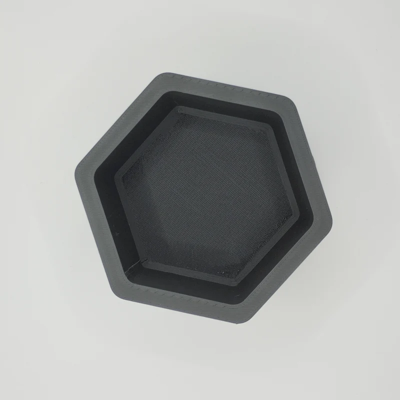 Cache-pot hexagonal moderne mi-siècle