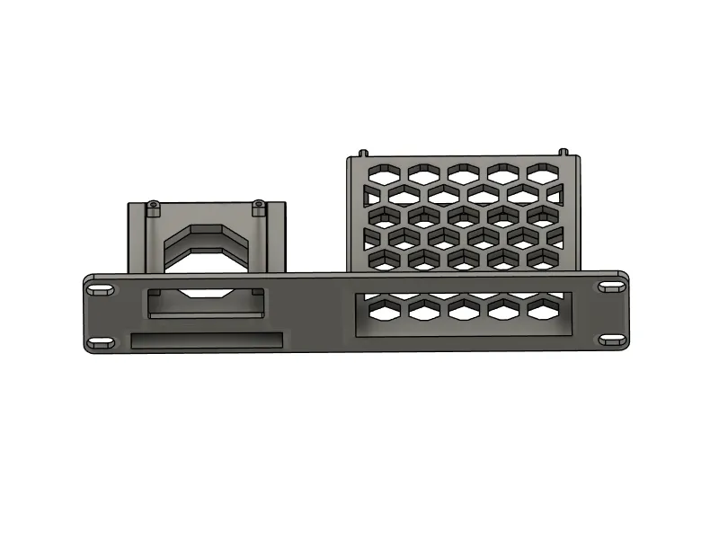 Supports de rack 10 pouces pour TP-Link, RPi et SSD