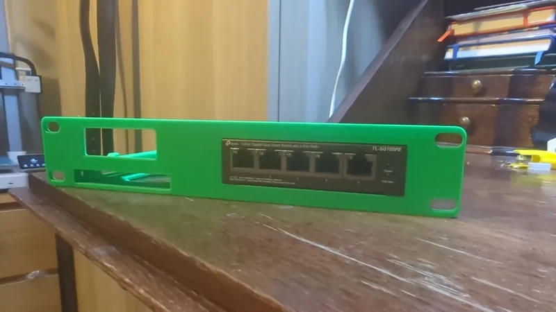 Supports de rack 10 pouces pour TP-Link, RPi et SSD