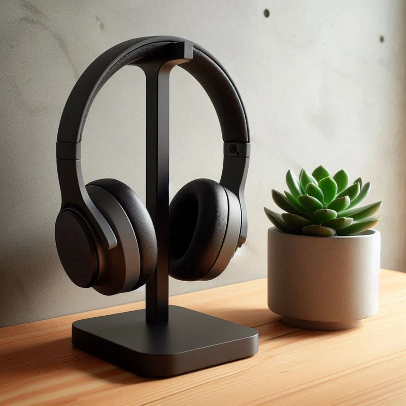 Support moderne pour le rangement des casques audio