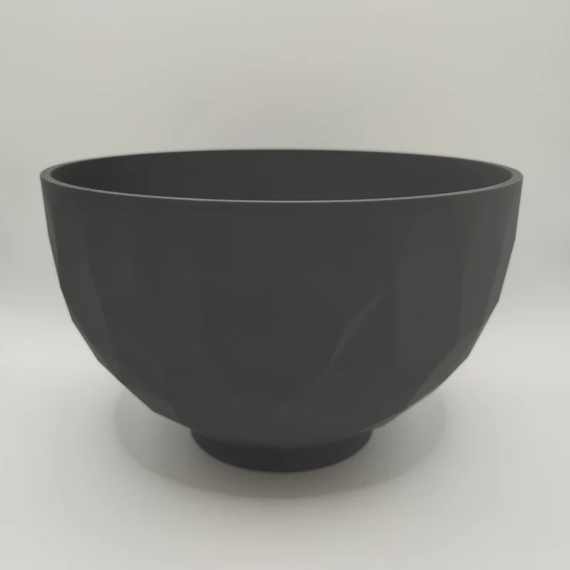 Grand bol low poly avec pied