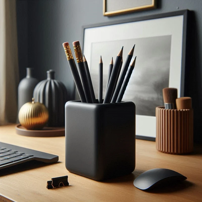Pot à crayons moderne et pratique pour le bureau