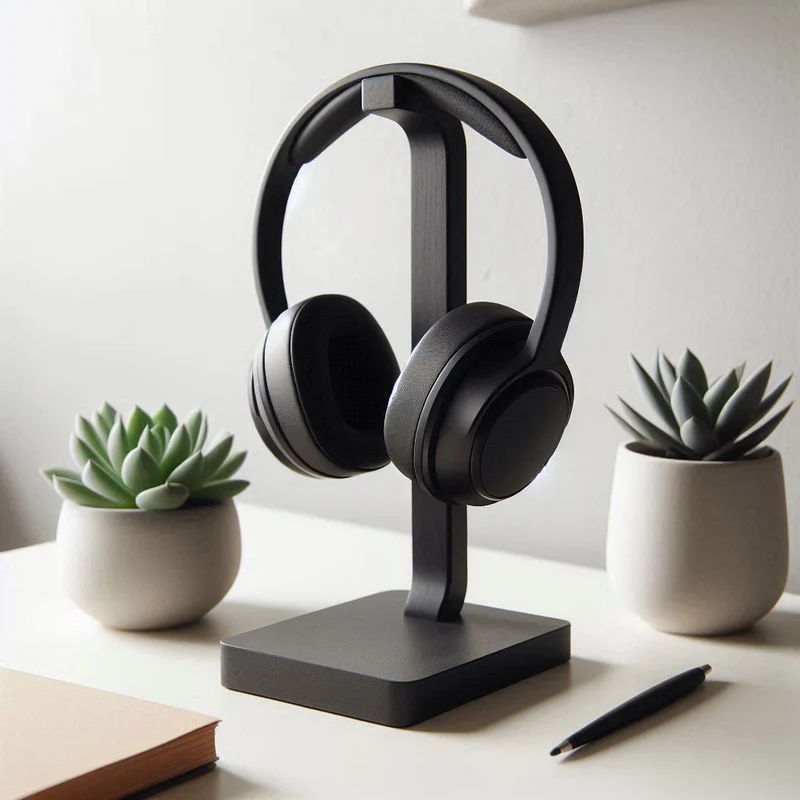 Support pour casque élégant en métal