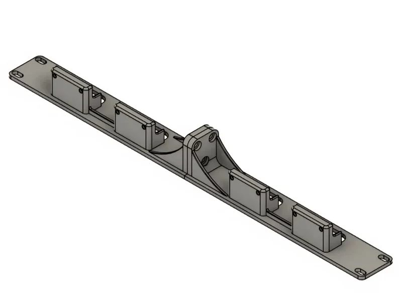 Support de rack 19 pouces pour quatre unités JetKVM