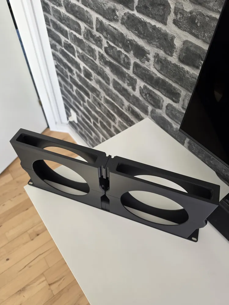 Montage en rack 19 pouces pour deux Mac Mini