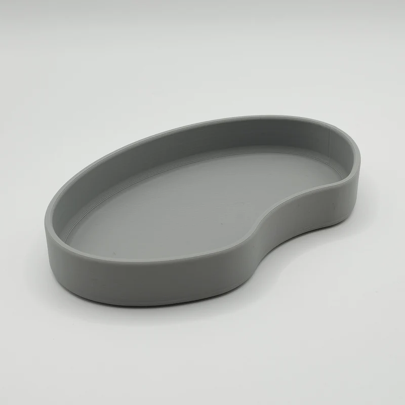 Vide-poche moderne en forme de rein pour l'entrée