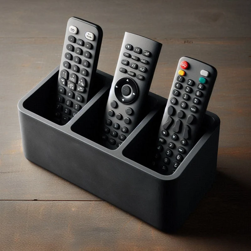 Support compact et élégant pour télécommandes