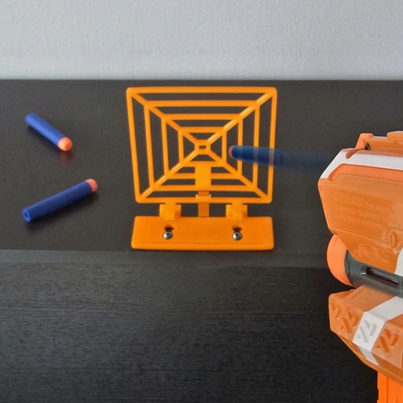 Cible à ressort pour tir avec pistolet Nerf