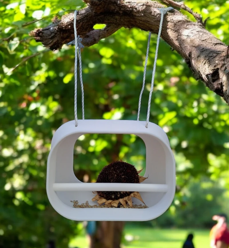Station de nourrissage pratique pour oiseaux à suspendre dans le jardin