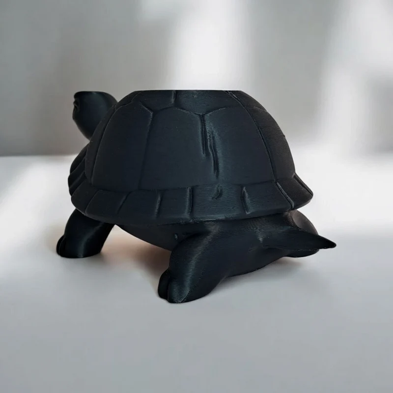 Petit pot de fleurs décoratif en forme de tortue pour intérieur