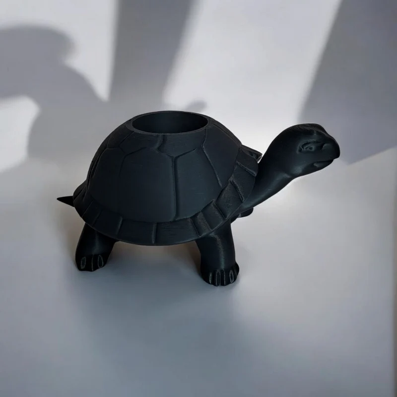 Petit pot de fleurs décoratif en forme de tortue pour intérieur