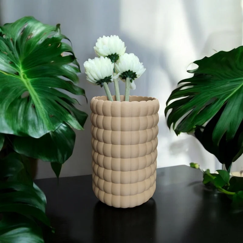 Vase moderne Bubble Bloom avec finition mate