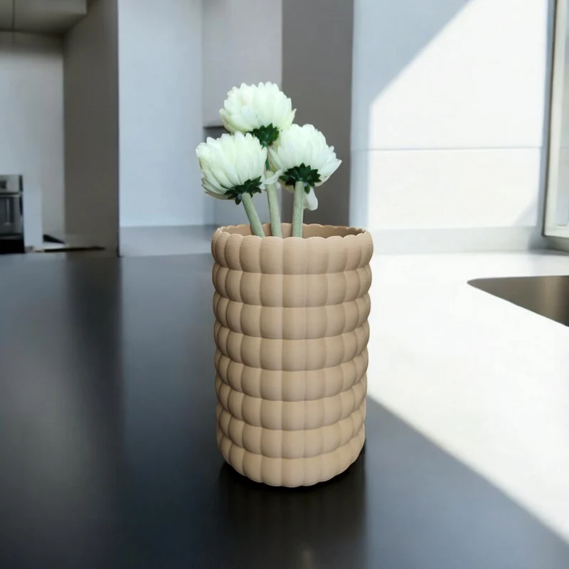 Vase moderne Bubble Bloom avec finition mate