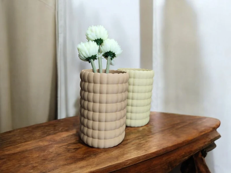 Vase moderne Bubble Bloom avec finition mate