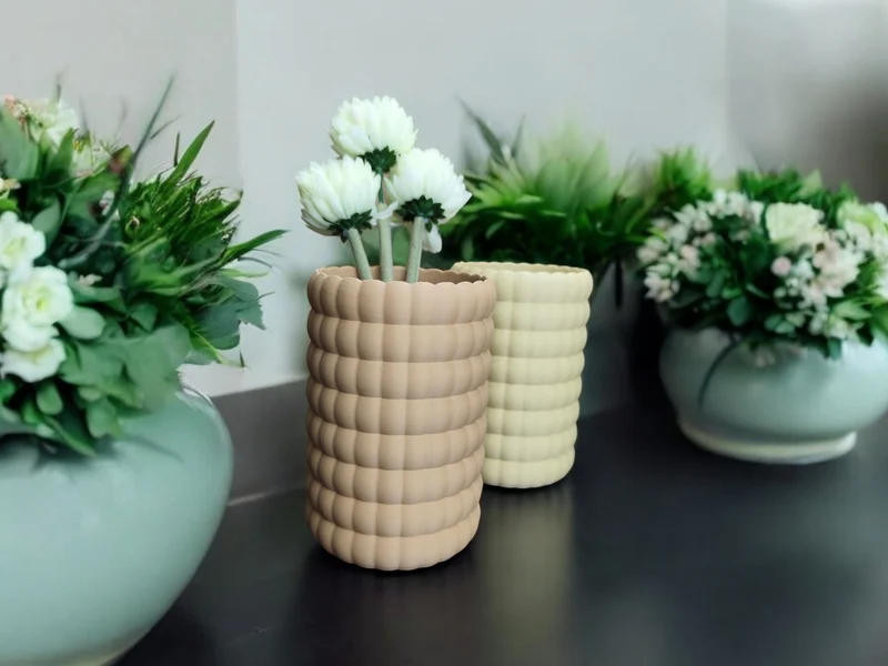 Vase moderne Bubble Bloom avec finition mate