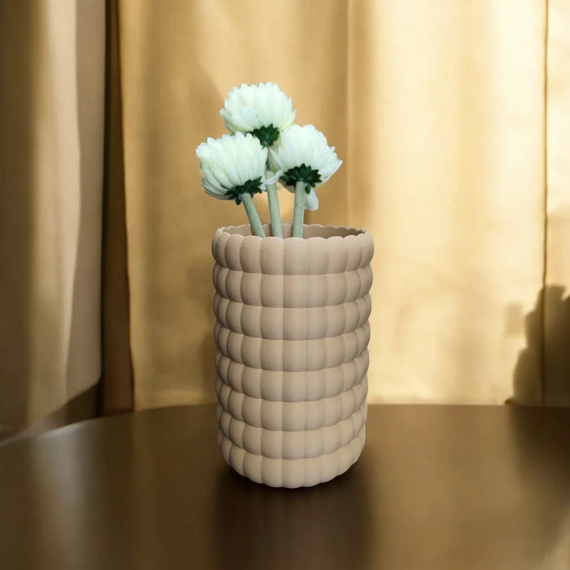 Vase moderne Bubble Bloom avec finition mate