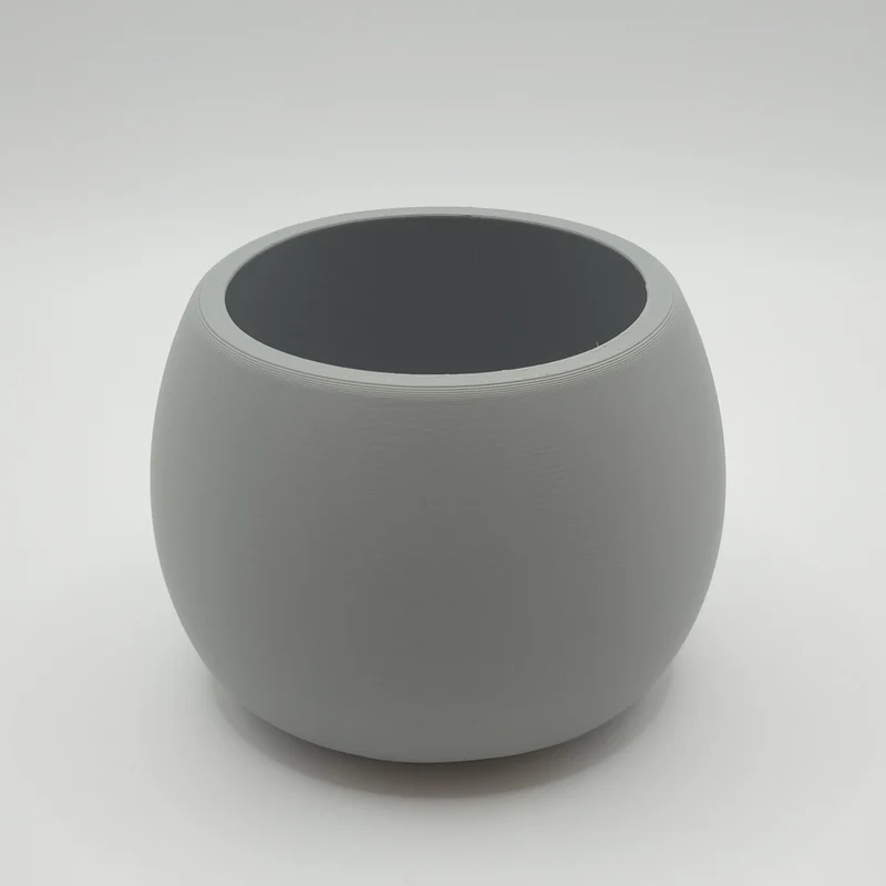 Pot de fleurs arrondi moderne pour succulentes d'intérieur