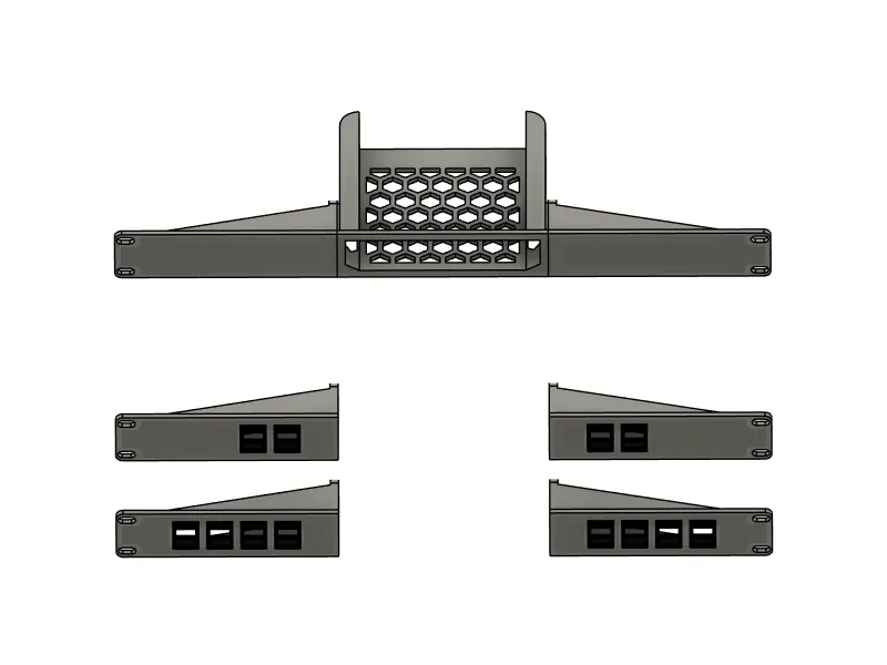 Support rackable 19 pouces pour UniFi UXG-Max et UCG-Ultra