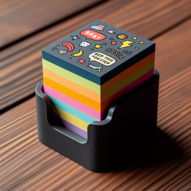 Support élégant pour notes Post-it de 75 mm
