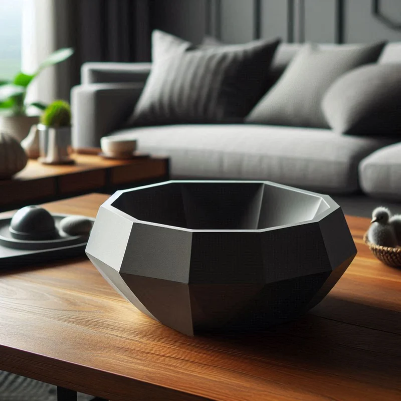 Bol Design Moderne Edge avec Bords Inclinés