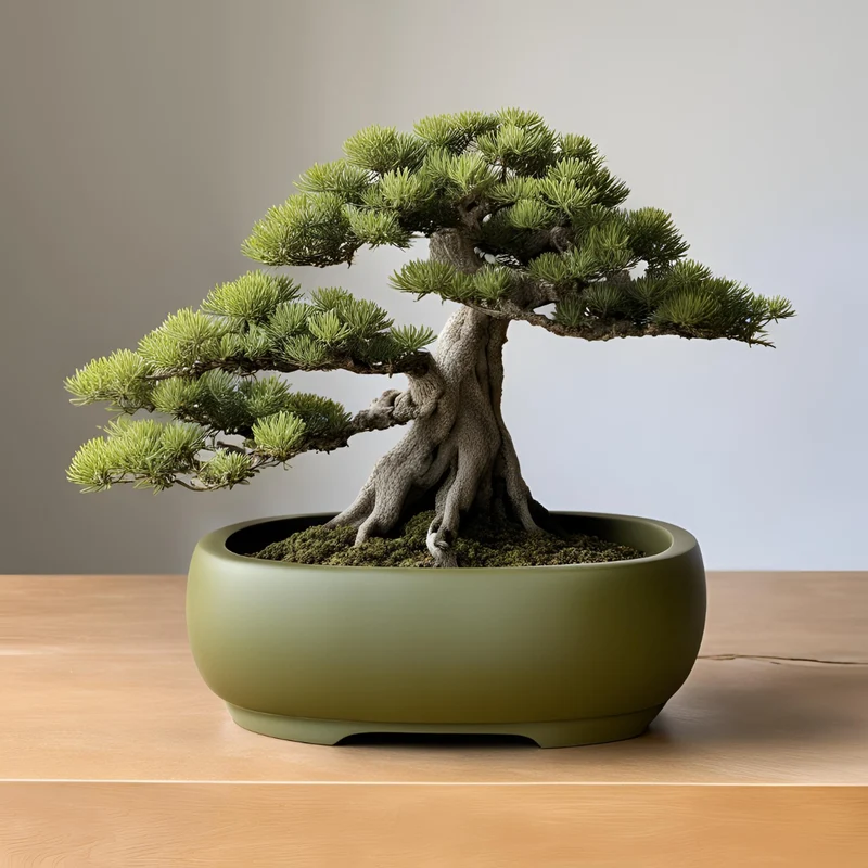 Pot de bonsaï ovale avec drainage optimal