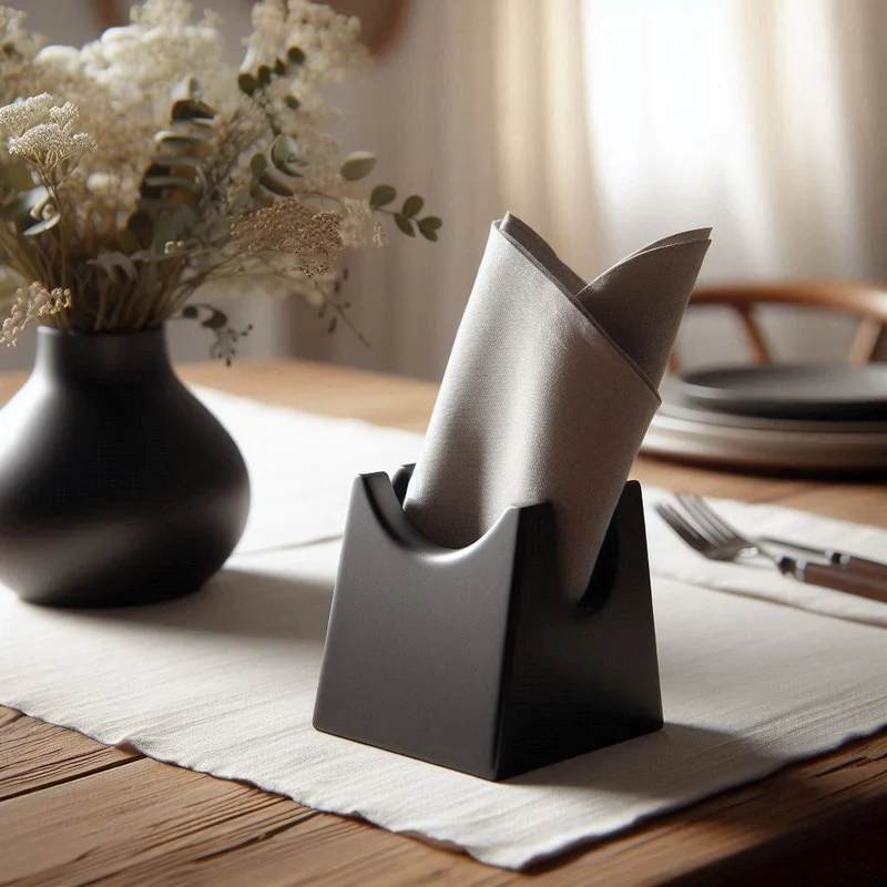 Porte-serviettes élégant et moderne pour la table à manger